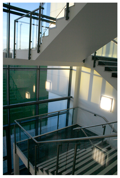 Stairwell at Markeaton Street Campus